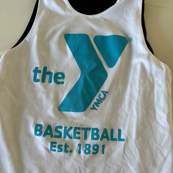 YMCA Reversible Basketball Jersey Youth Small - Number 5 - Picture 2 of 5